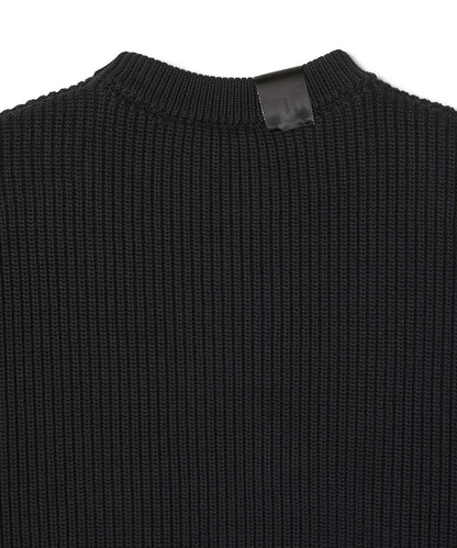 2252-KT06-043 / CREWNECK KNIT BLACK