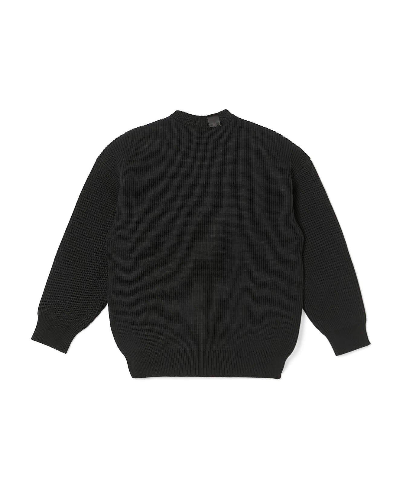 2252-KT06-043 / CREWNECK KNIT BLACK