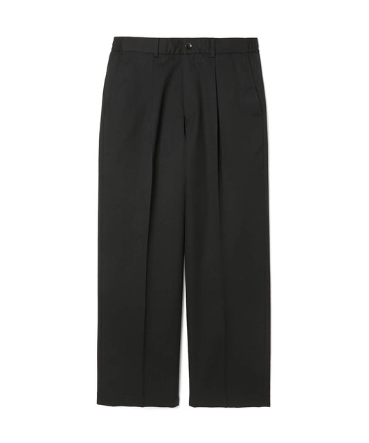2252-PT06-004 / 1TUCK PANTS  BLACK