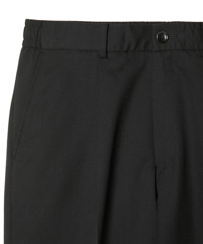 2252-PT06-004 / 1TUCK PANTS  BLACK