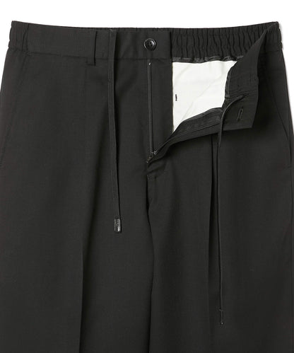 2252-PT06-004 / 1TUCK PANTS  BLACK
