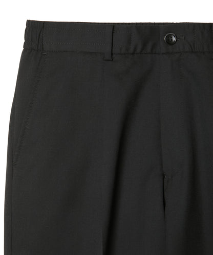 2252-PT06-004 / 1TUCK TROUSERS BLACK