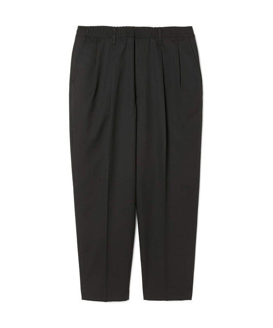 2252-PT07-004 / WIDE TAPERED PANTS  BLACK