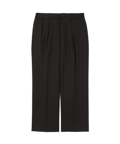 2252-PT22-004 / 2TUCK TROUSERS  BLACK