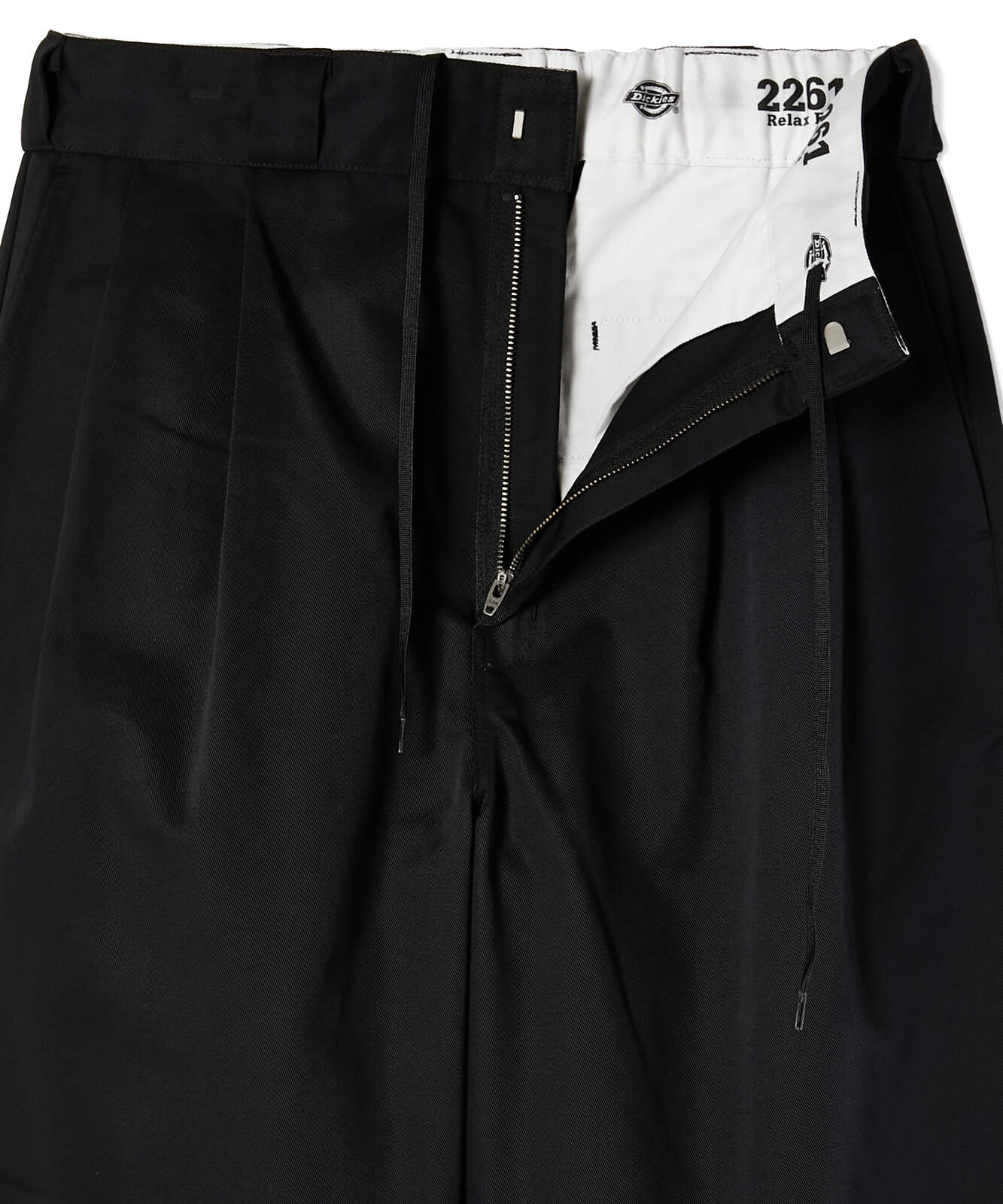 2261-CP40-029 / N.HOOLYWOOD COMPILE × Dickies / 2TUCKS TROUSERS black