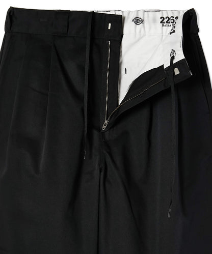 2261-CP40-029 / N.HOOLYWOOD COMPILE × Dickies / 2TUCKS TROUSERS black