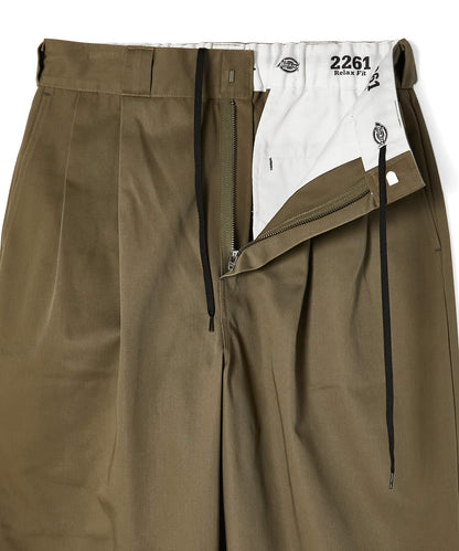 2261-CP40-029 / N.HOOLYWOOD COMPILE × Dickies / 2TUCKS TROUSERS khaki