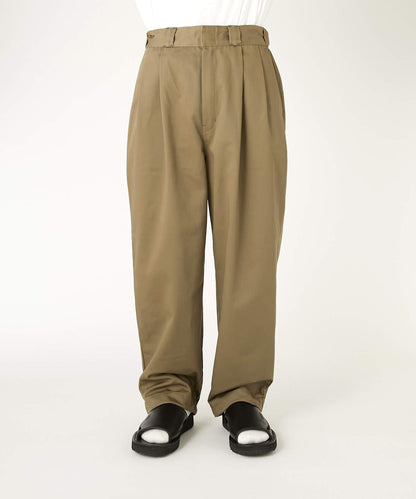2261-CP40-029 / N.HOOLYWOOD COMPILE × Dickies / 2TUCKS TROUSERS black