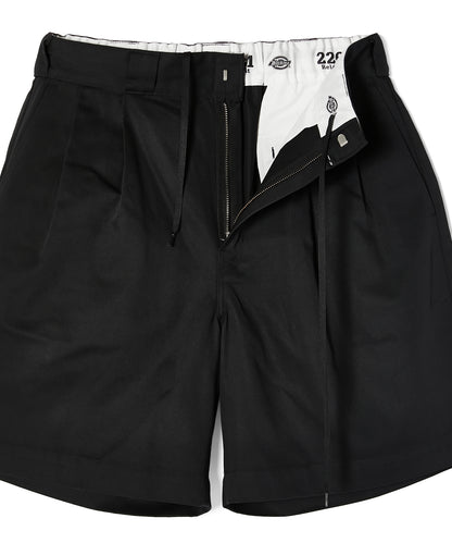 2261-CP41-029 / N.HOOLYWOOD COMPILE × Dickies / 2TUCK HALF PANTS BLACK