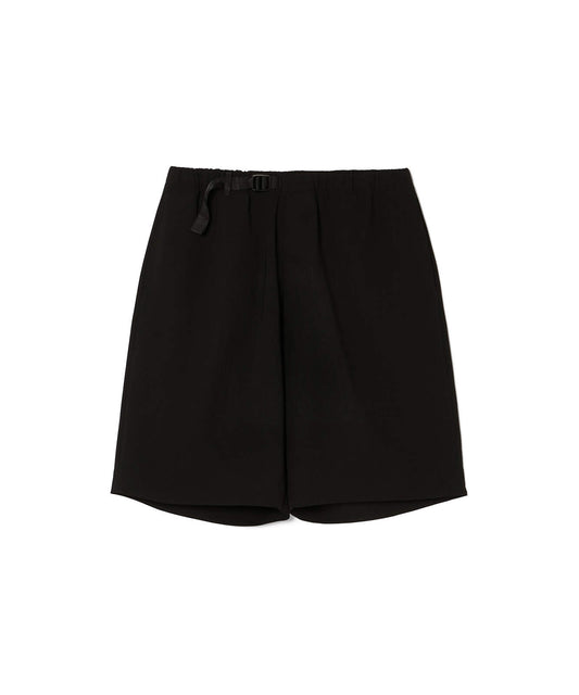 9261-CP54-002 / TUCK HALF PANTS BLACK