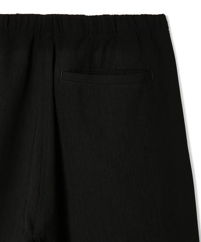 9261-CP54-002 / TUCK HALF PANTS BLACK