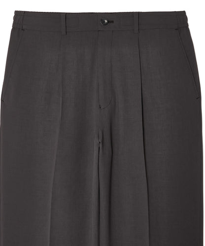 2261-PT06-011 / 1TUCK TROUSERS CHARCOAL