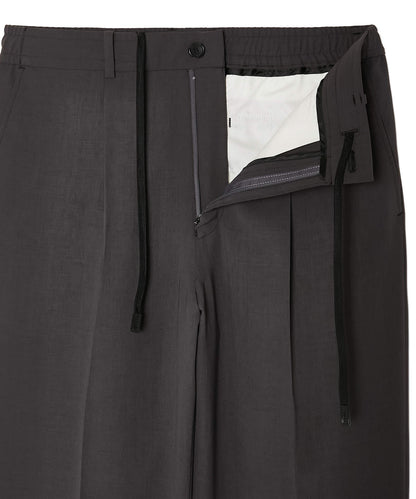 2261-PT06-011 / 1TUCK TROUSERS CHARCOAL