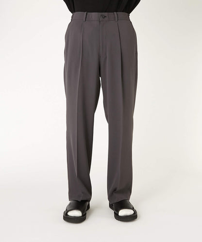 2261-PT06-011 / 1TUCK TROUSERS CHARCOAL