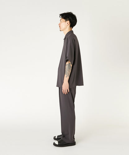 2261-SH55-011 / HALF SLEEVE BIG SHIRT CHARCOAL