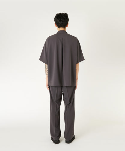 2261-SH55-011 / HALF SLEEVE BIG SHIRT CHARCOAL