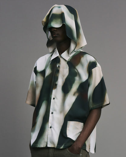BAL-2190 BLUR PATTERN SS SHIRT BLUR