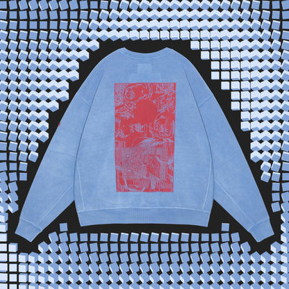 CES29CS11 OVERDYE MD PLain Speech CREW NECK BLUE