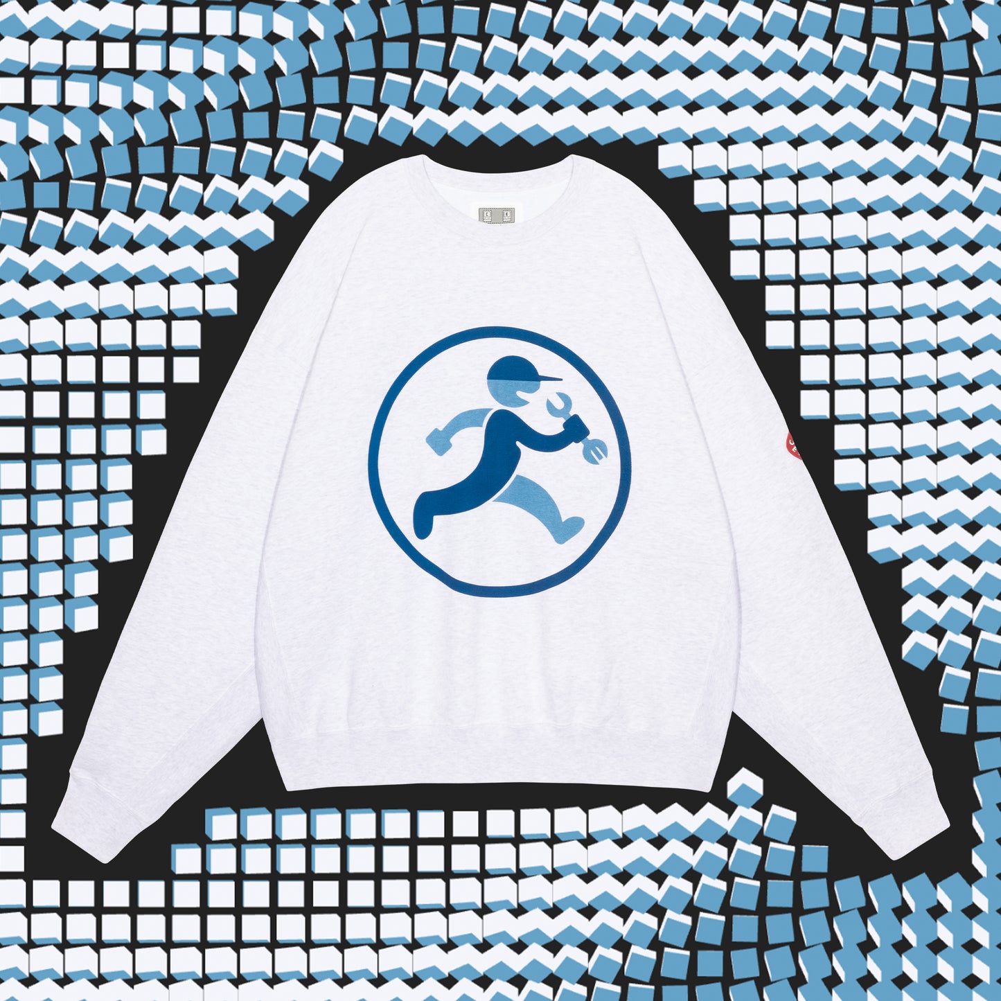 CES29CS01 AS HSF-001 CREW NECK GREY