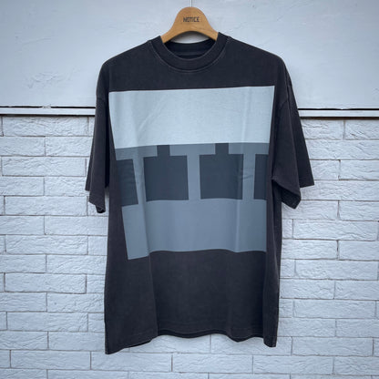 TTT15TS003	TTT Block T-shirt Black Acid Wash