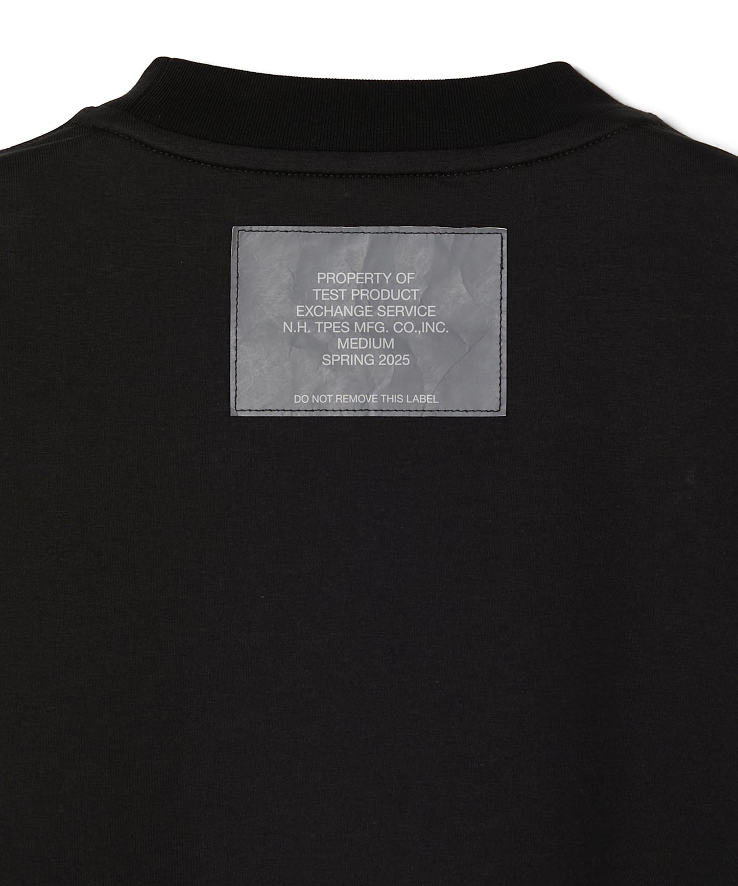9251-CS53-015 SIDE-PANEL T-SHIRT BLACK
