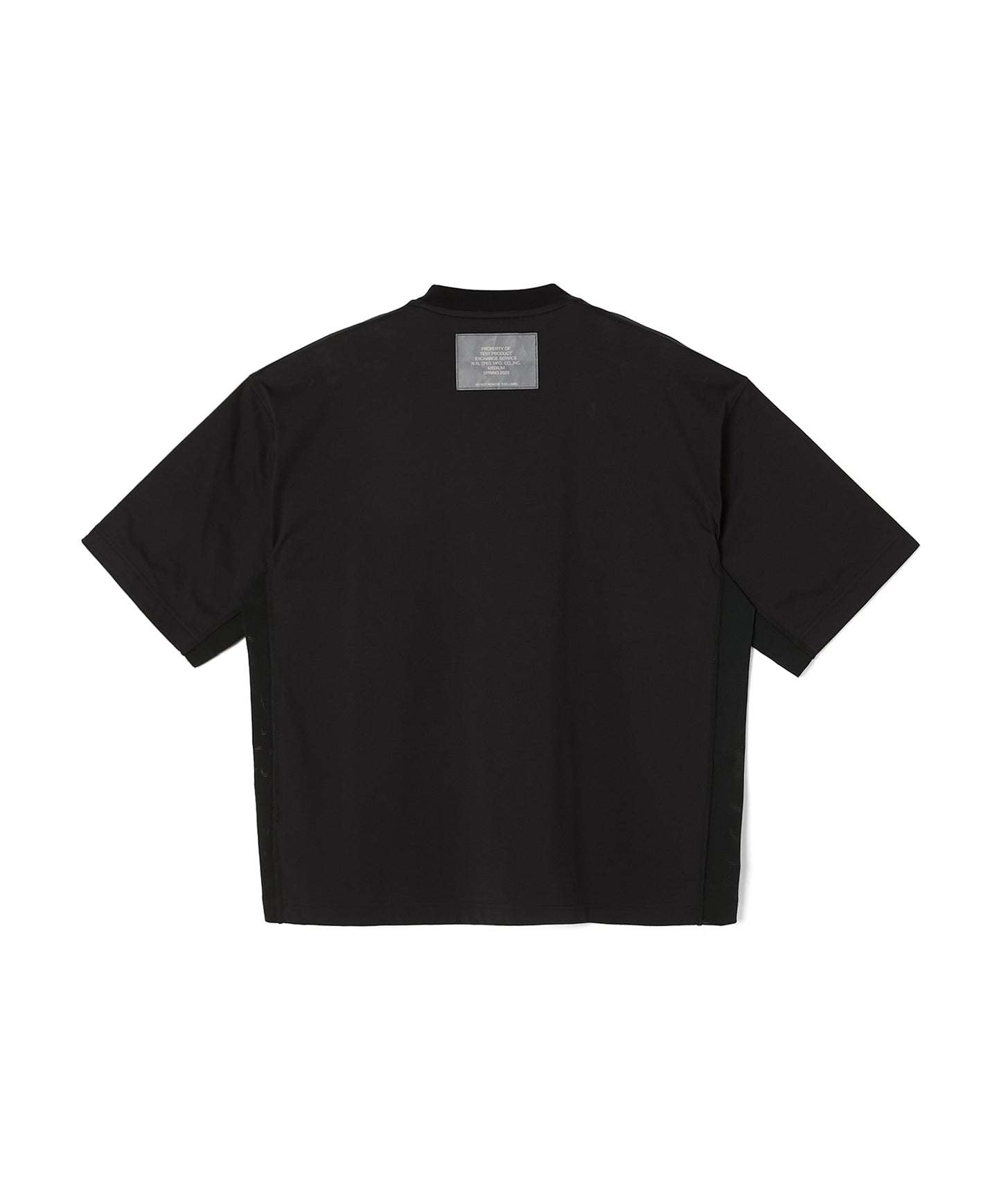 9251-CS53-015 SIDE-PANEL T-SHIRT BLACK