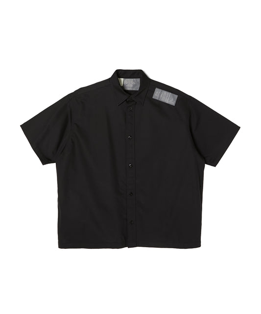 9251-SH50-008 HALF SLEEVE SHIRT BLACK