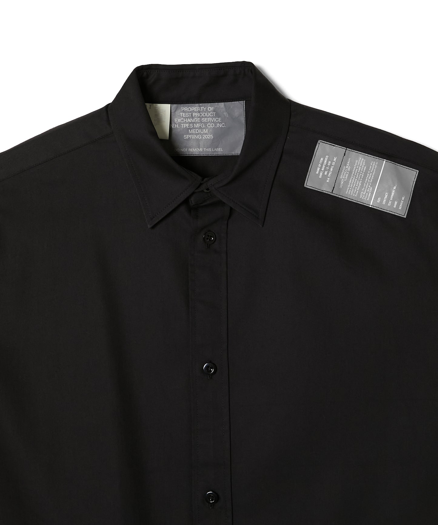 9251-SH50-008 HALF SLEEVE SHIRT BLACK