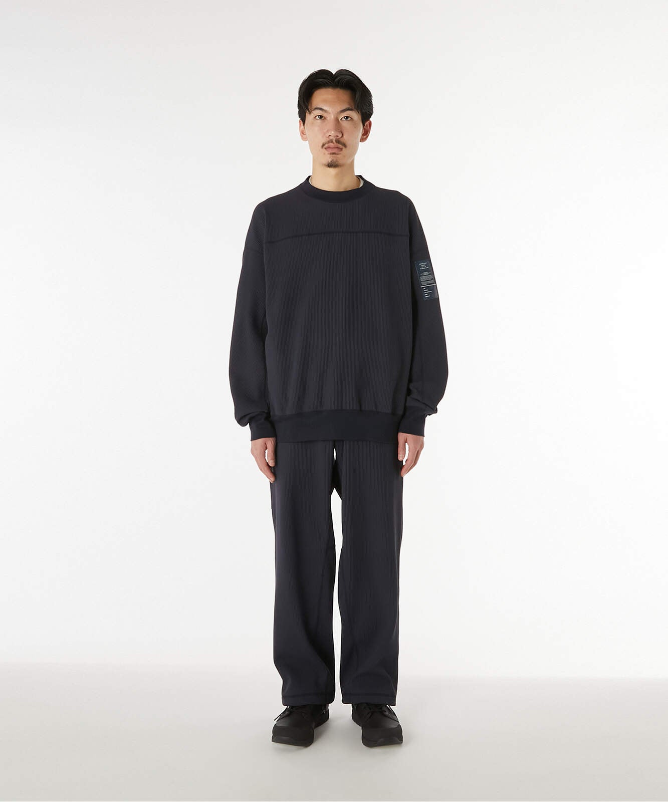 9252-CS04-012 / CREW NECK  BLACK