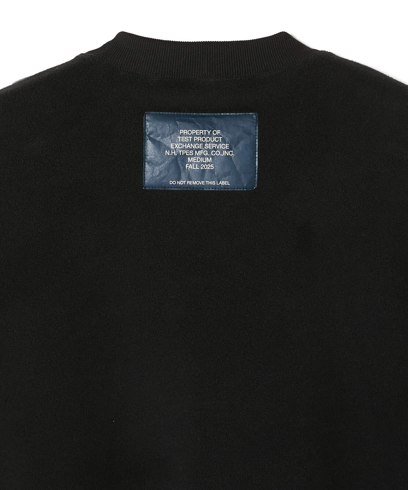9252-CS07-007 / CREW NECK  BLACK