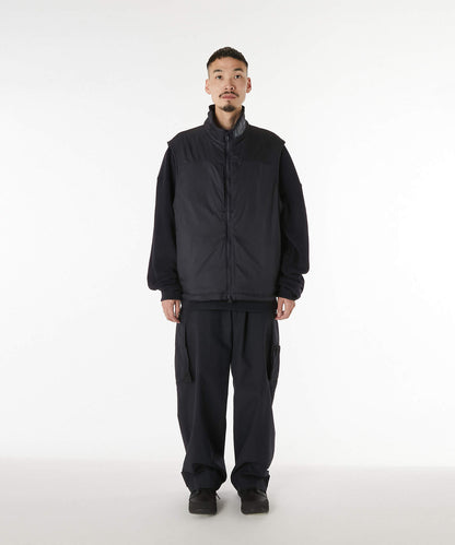 9252-VE01-003 / REVERSIBLE VEST BLACK