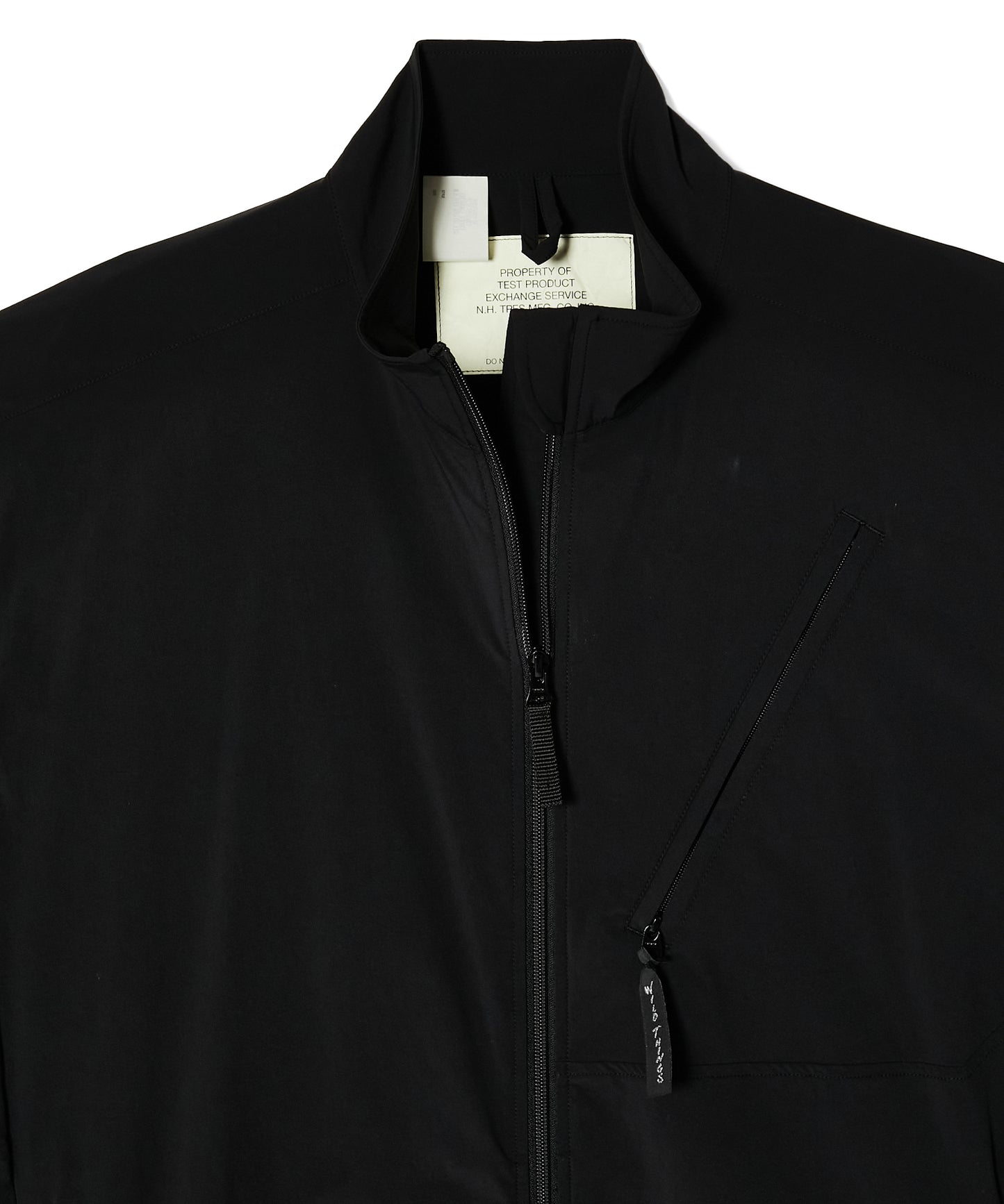 9261-BL07-001 / N.HOOLYWOOD TEST PRODUCT EXCHANGE SERVICE × WILD THINGS / PACKABLE JACKET BLACK