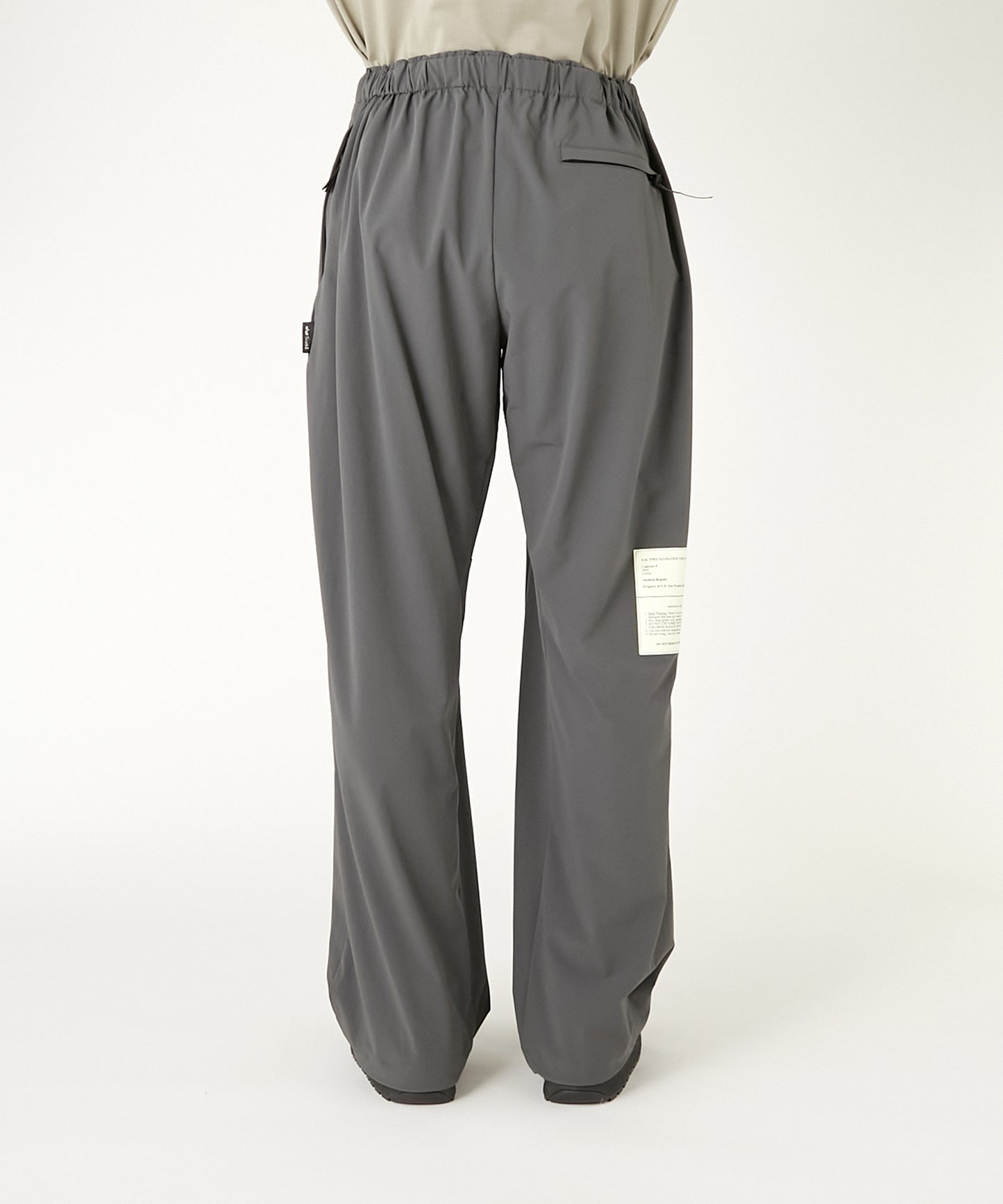 9261-CP05-001 / N.HOOLYWOOD TEST PRODUCT EXCHANGE SERVICE × WILD THINGS / WIDE EASY PANTS BLACK