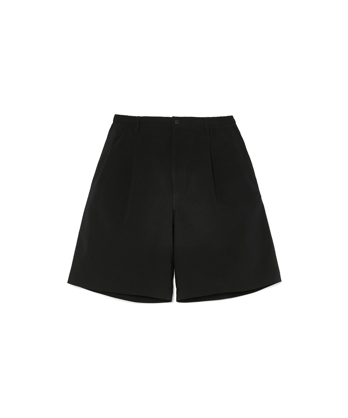 9261-CP54-002 / TUCK HALF PANTS BLACK