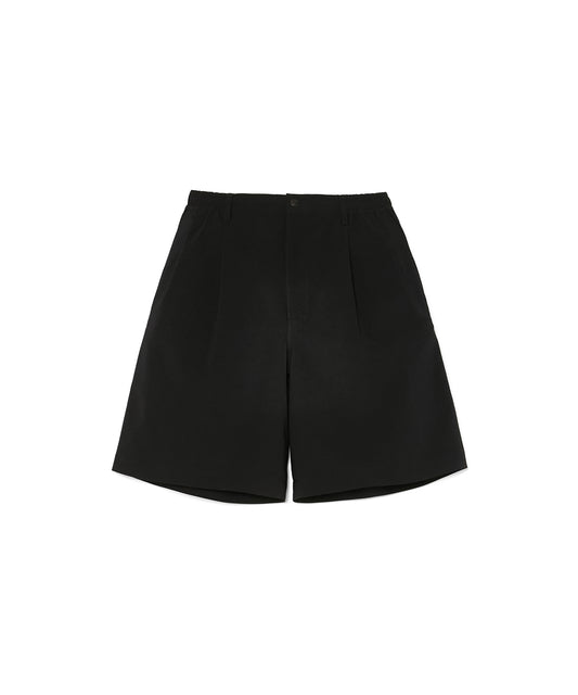 9261-CP54-002 / TUCK HALF PANTS BLACK