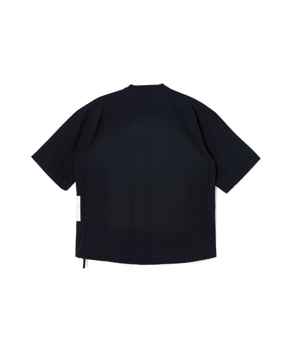 9261-CS52-004 / PANELED T-SHIRT BLACK
