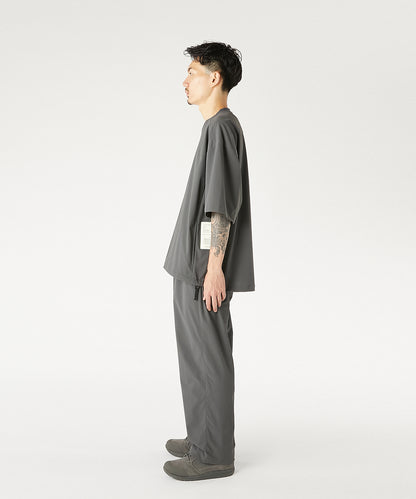 9261-CS52-004 / PANELED T-SHIRT CHARCOAL