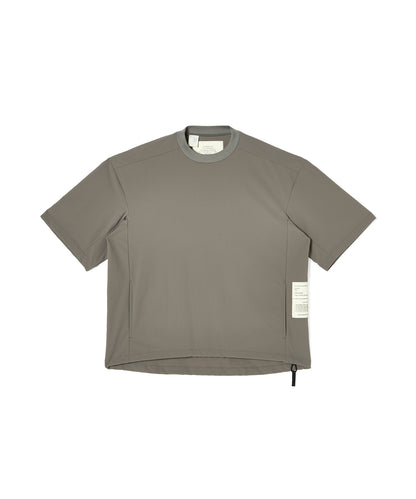 9261-CS52-004 / PANELED T-SHIRT GRAY