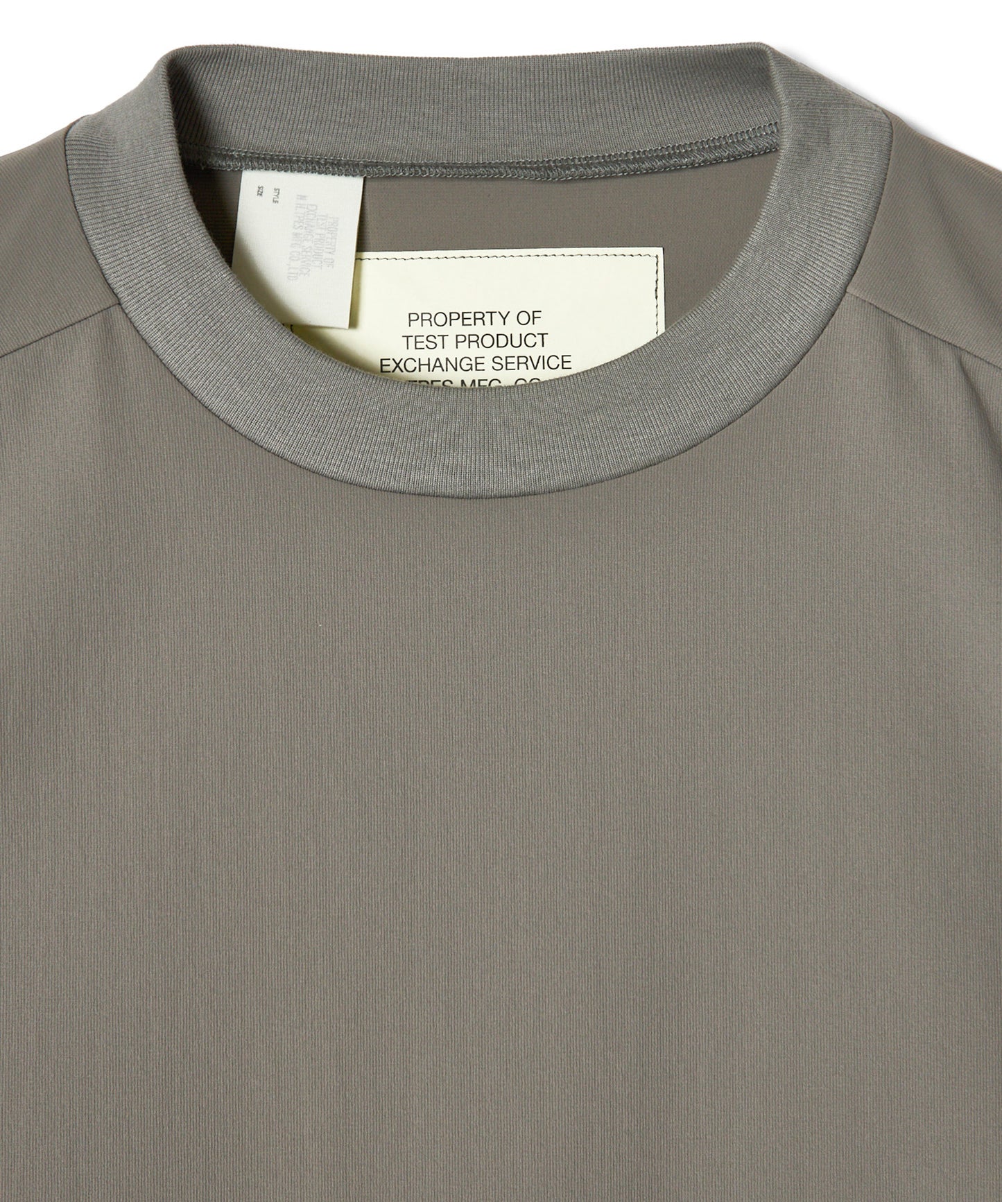 9261-CS52-004 / PANELED T-SHIRT GRAY