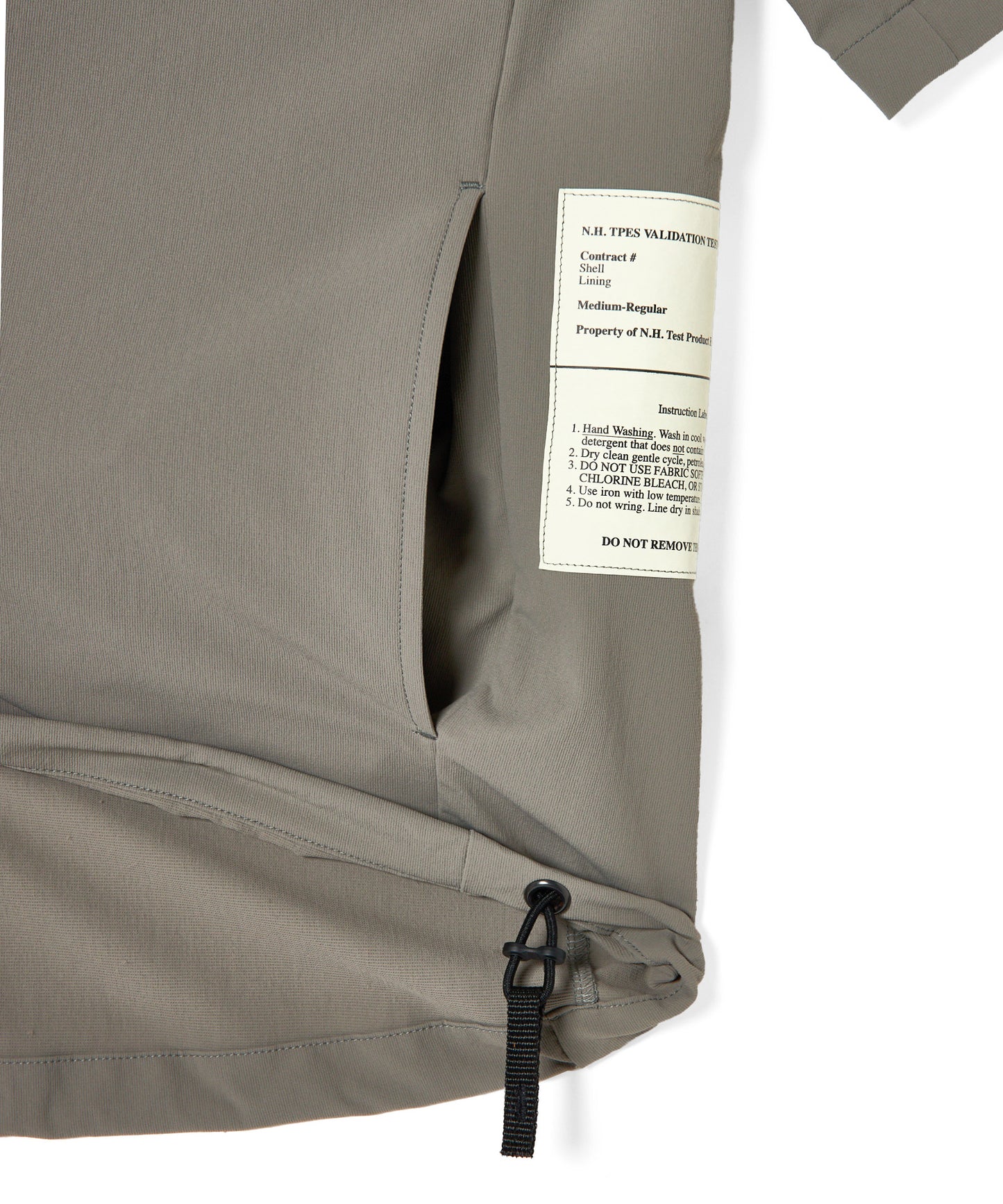 9261-CS52-004 / PANELED T-SHIRT GRAY