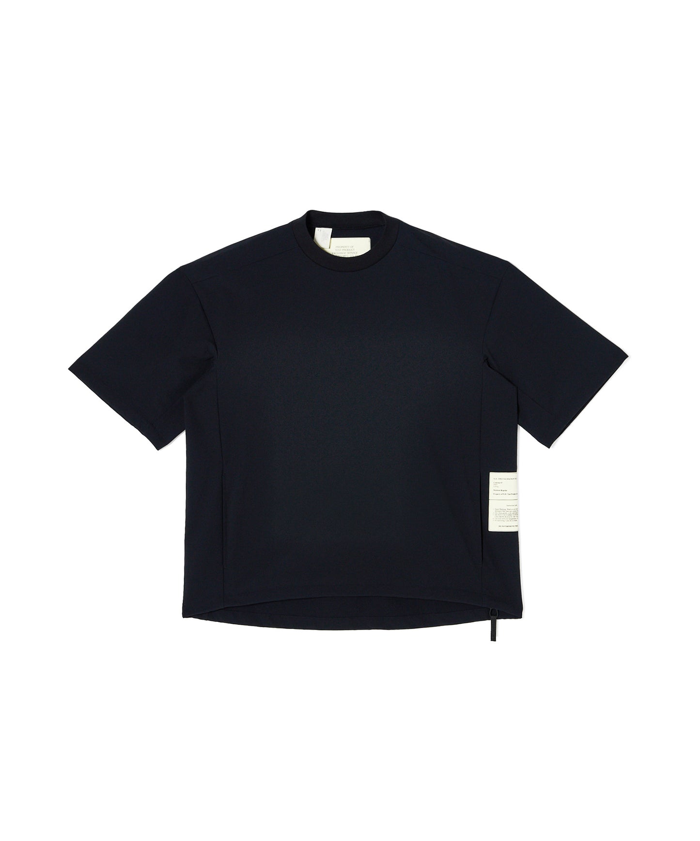 9261-CS52-004 / PANELED T-SHIRT BLACK