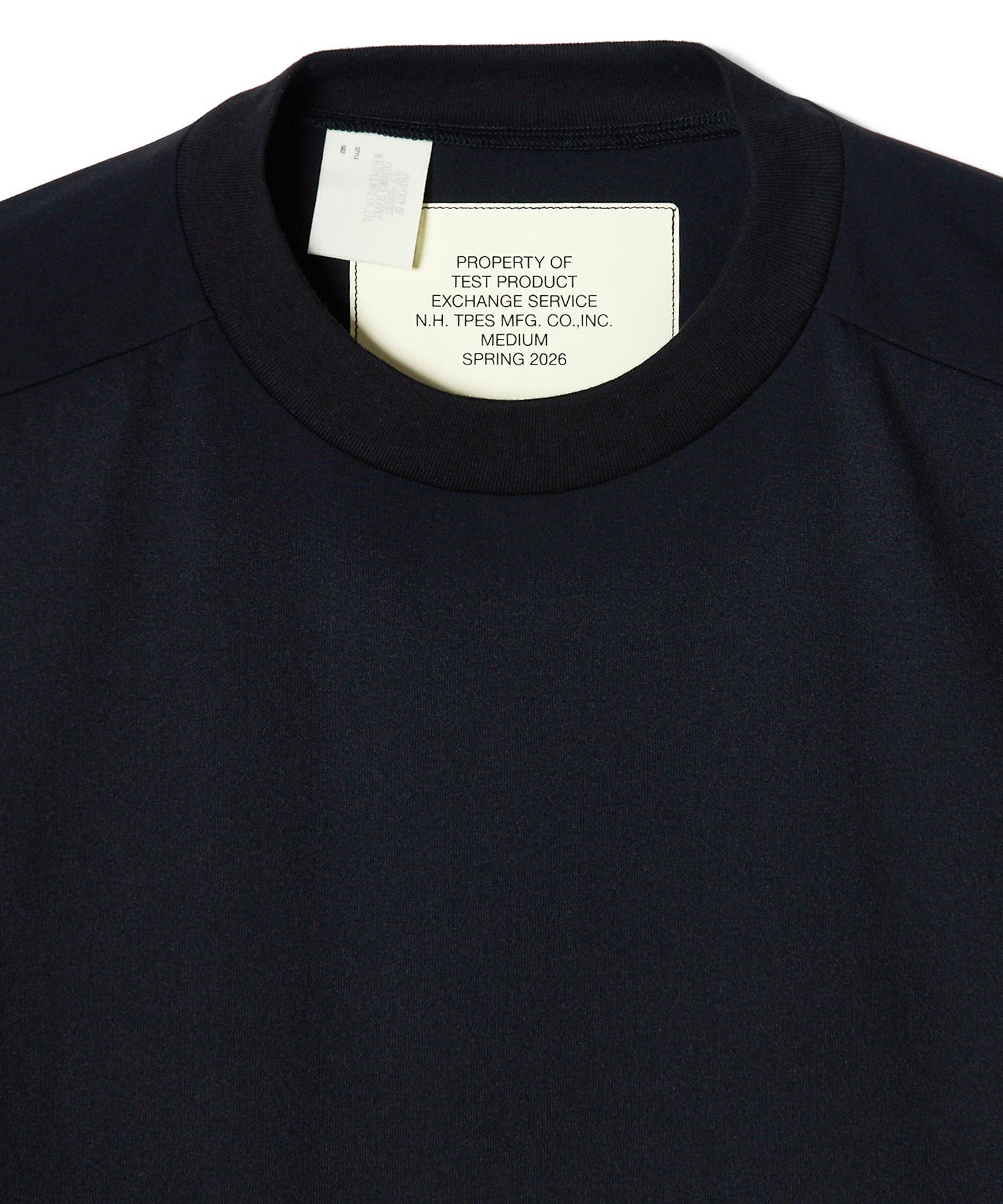 9261-CS52-004 / PANELED T-SHIRT BLACK
