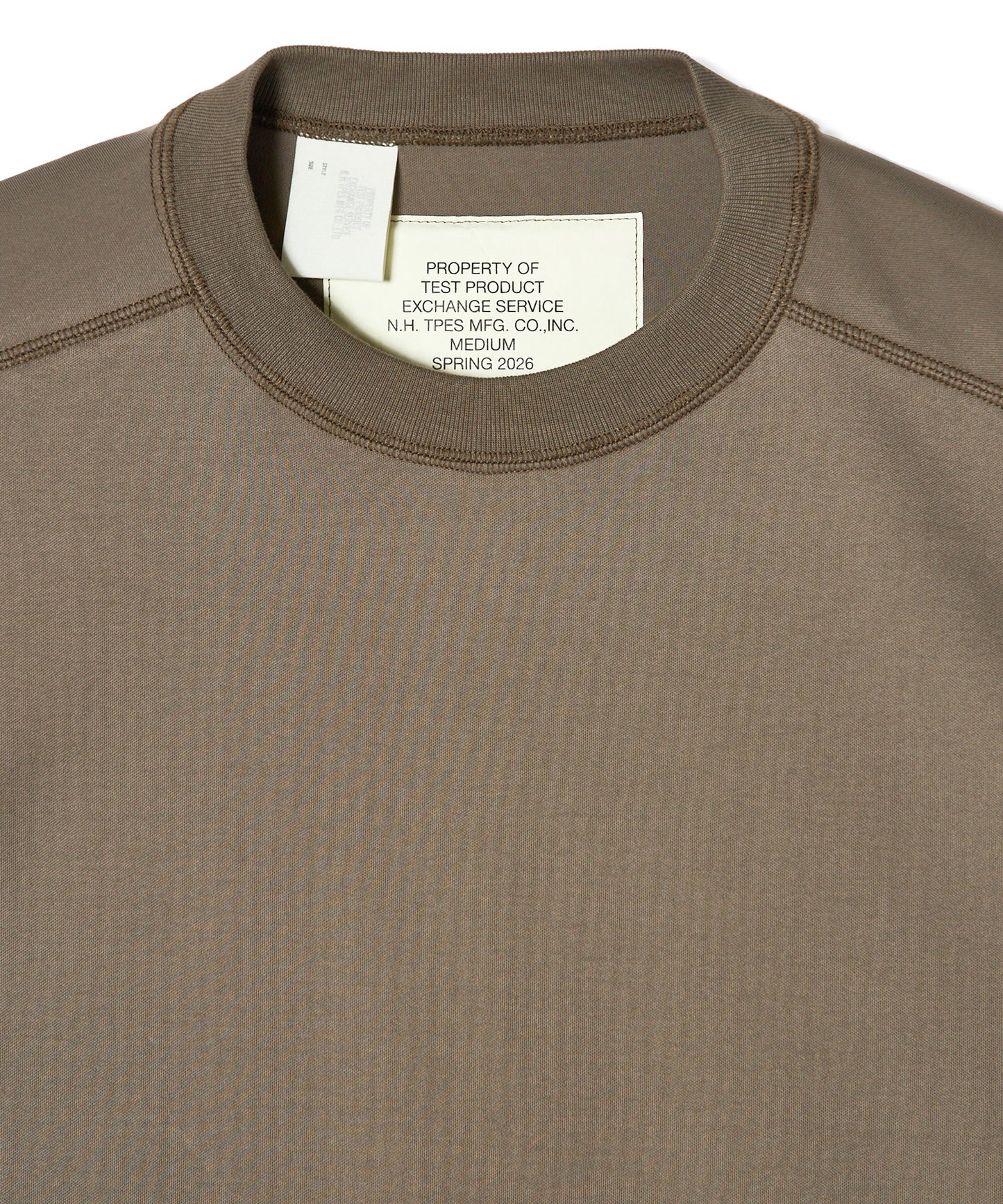 9261-CS55-009 / PANELED T-SHIRT KHAKI