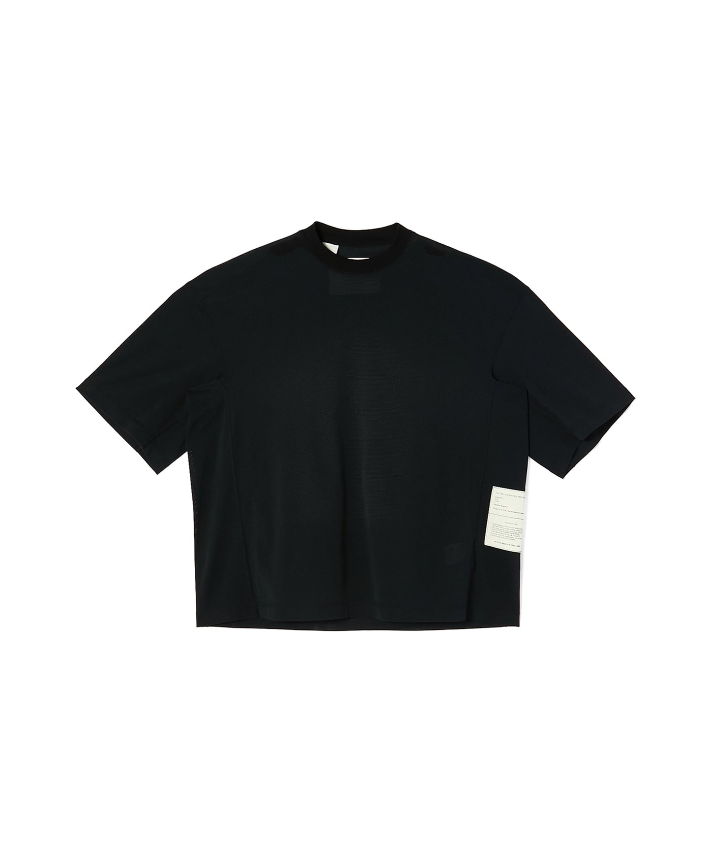 9261-CS55-011 / PANELED T-SHIRT BLACK