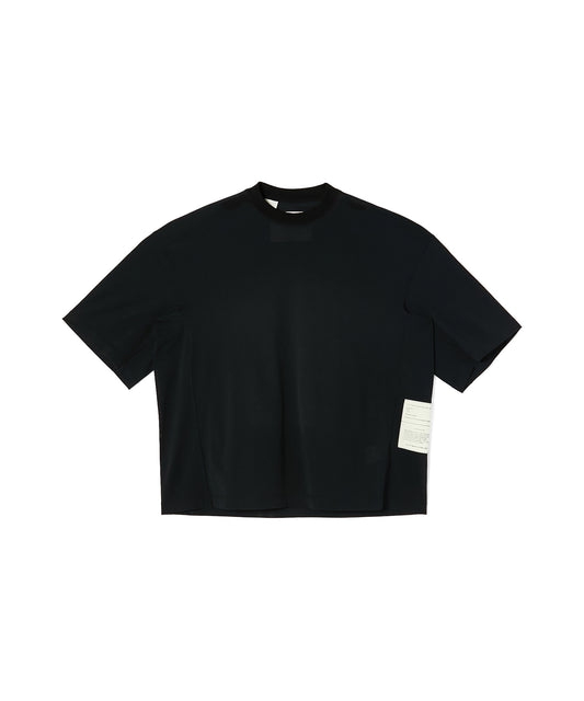 9261-CS55-011 / PANELED T-SHIRT BLACK