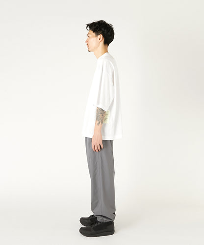 9261-CS55-011 / PANELED T-SHIRT BLACK