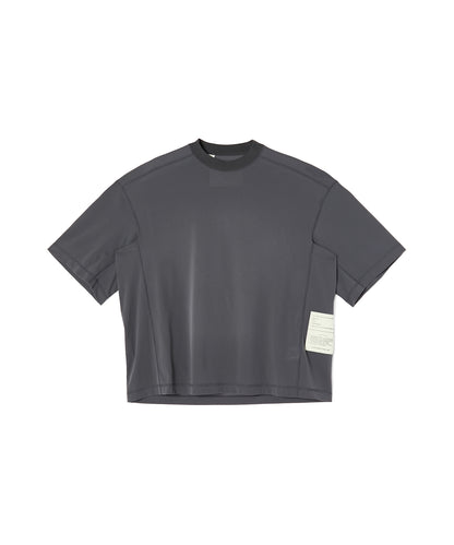 9261-CS55-011 / PANELED T-SHIRT CHARCOAL