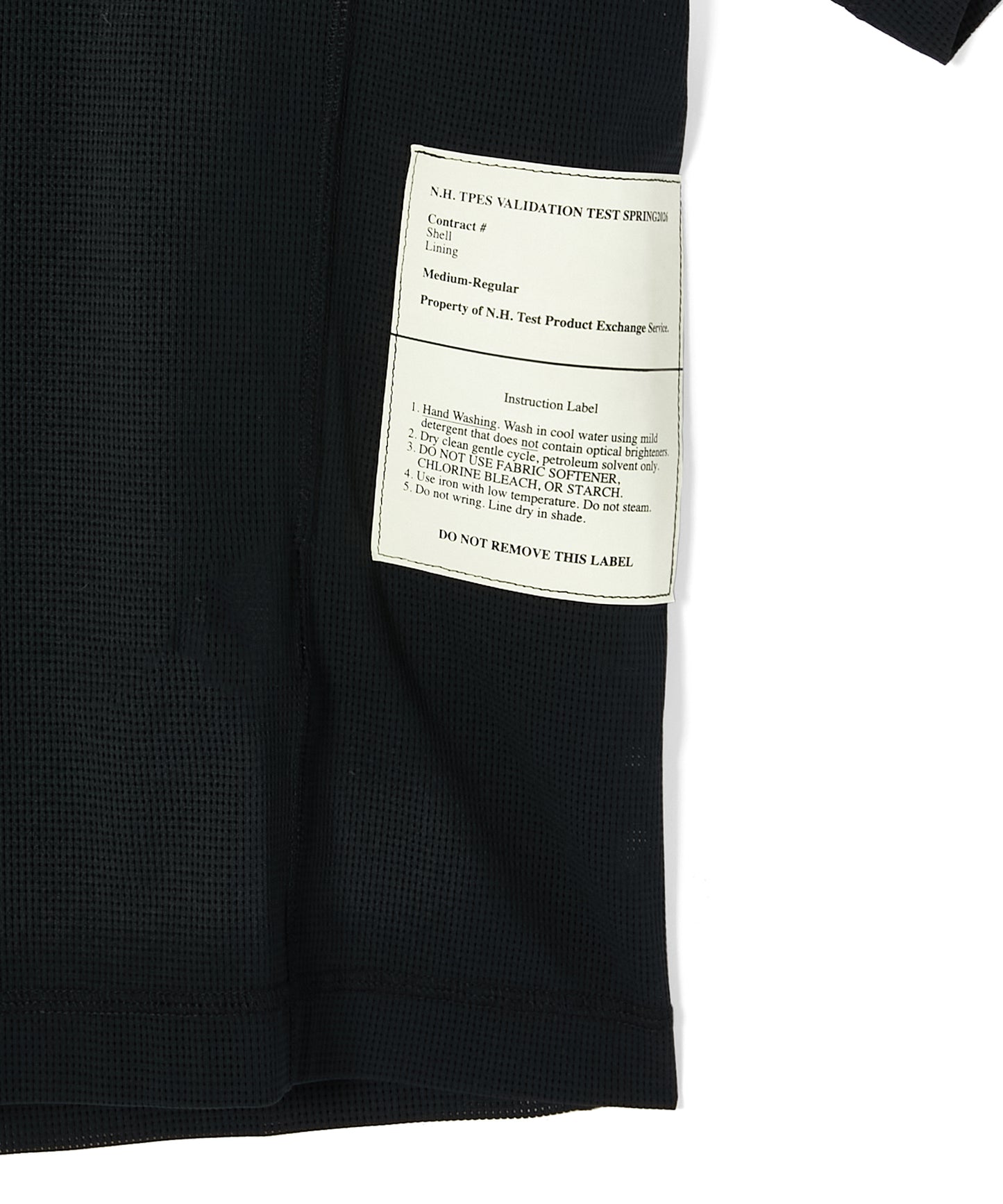 9261-CS55-011 / PANELED T-SHIRT BLACK