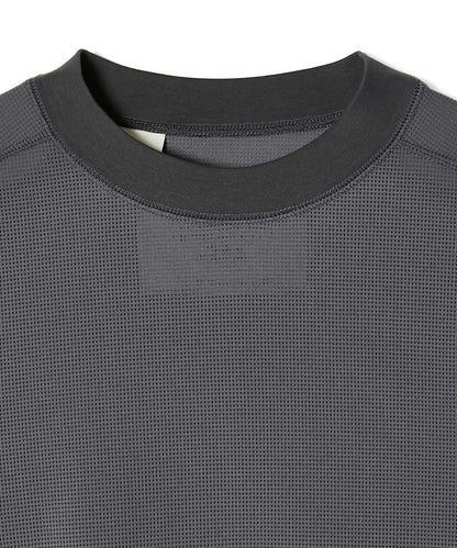 9261-CS55-011 / PANELED T-SHIRT CHARCOAL