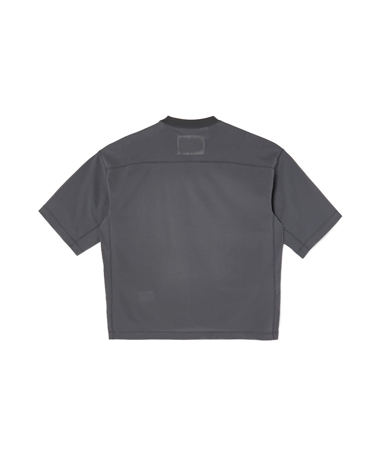 9261-CS55-011 / PANELED T-SHIRT CHARCOAL